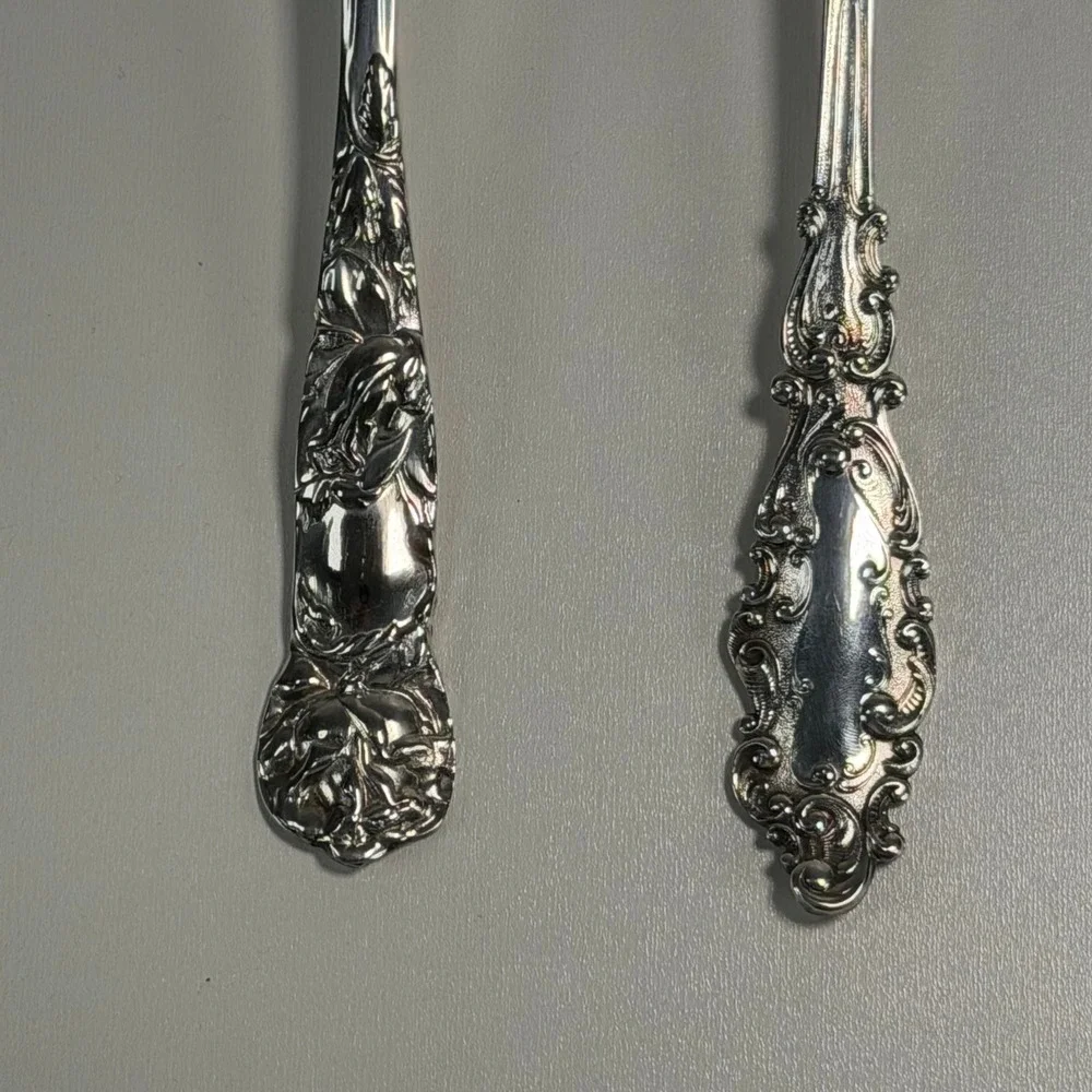 Lot of Silver Plated Serving Utensils Spoon‎ Salad Fork Italy Gorham WM A Rogers